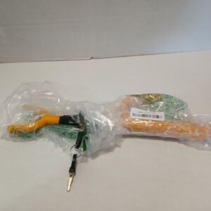 Autowear Steering Wheel Lock 2 Keys Yellow/Black Brand New